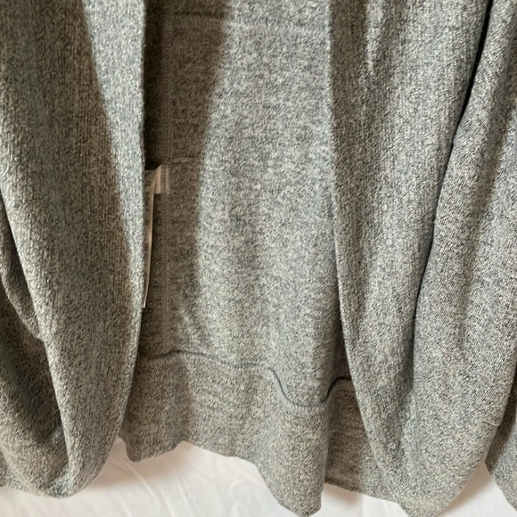 White House Black Market: Silver/Metallic Open Cardigan Sweater- L - Picture 15 of 16
